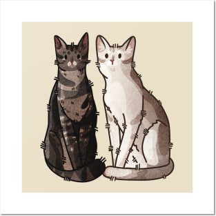 Two Singapura Cats Posters and Art